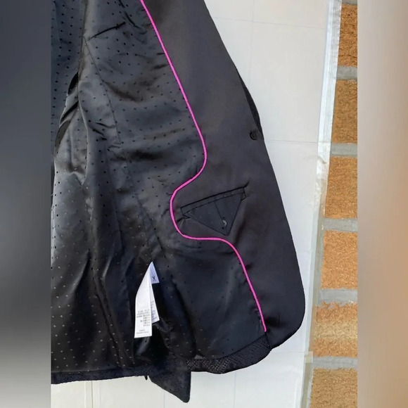 Juice Couture Notched Lapel goth Single-Breasted Blazer size 2 - Picture 11 of 14